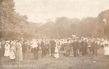 Early postcard crowds for sale  TOTNES