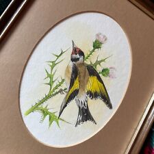 Goldfinch thistle watercolour for sale  Shipping to Ireland