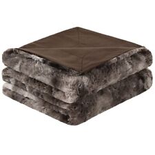 faux fur bed throw for sale  LEEDS