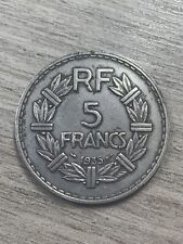 5 francs 1935 d'occasion  Marseille XVI