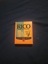 RICO Tenor Sax Reed 3.0 - contagem de 10 - corte de precisão, acabamento à mão - caixa aberta, usado comprar usado  Enviando para Brazil
