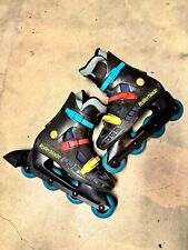 1990 Rollerblade Cool Blade Black Multicolor Men's Size US 8 EU 7 Made in Italy for sale  Shipping to South Africa