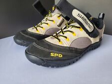 Zapatos de bicicleta de montaña Shimano SH-MO37W beige negros amarillos talla 42 SPD para hombre segunda mano  Embacar hacia Argentina