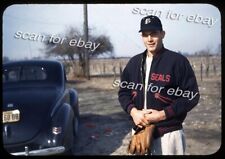 Jugador de béisbol Kodachrome Slide 1940 SAN FRANCISCO SEALS segunda mano  Embacar hacia Argentina