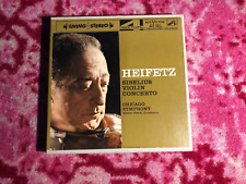HEIFETZ/SIBELIUS : VIOLIN CONCERTO/RCA LIVING STEREO REEL TO REEL TAPE 4 TRACK, used for sale  Shipping to South Africa