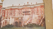 Usado, Cartão estereoscópico vintage Peterhof Palace, Summer House of the Czar - Cor comprar usado  Enviando para Brazil