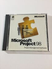Microsoft Project 98- Management PC CD with Case for sale  Shipping to South Africa