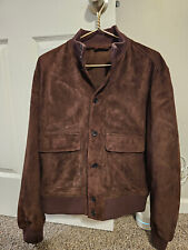 mens suede tan jackets for sale  Raleigh