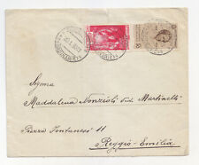 UU602-PRO MILITIA PENSION 20 C (+10) + 30 CENT BELLINI ON LETTER FROM BRESCIA for sale  Shipping to South Africa