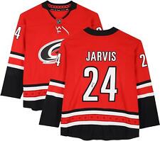 Seth Jarvis Carolina Hurricanes Signed Red Fanatics Breakaway Jersey for sale  Shipping to South Africa