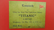 1912 rms titanic for sale  SHEFFIELD