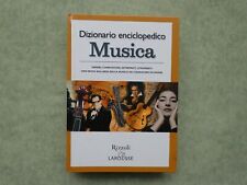 Dizionario enciclopedico music usato  Sarezzo