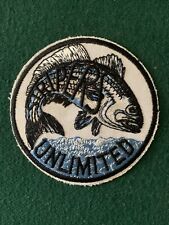 STRIPERS UNLIMITED Fishing Patch - Vintage for sale  Shipping to South Africa