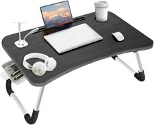 Laptop Desk Portable Bed Tray Foldable Lap Desk Sturdy Portable Black for sale  Shipping to South Africa