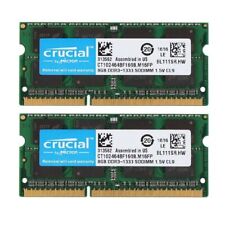 Computadora portátil CRUCIAL DDR3L 4 GB 8 GB 16 GB 1333 PC3L-10600 SODIMM memoria RAM 204 pines DDR3 segunda mano  Embacar hacia Argentina