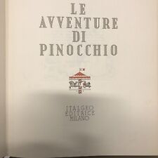 Avventure pinocchio edizione usato  Milano