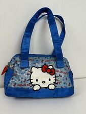 Bolsa de mão Sanrio Hello Kitty azul metálica pequena 2011, usado comprar usado  Enviando para Brazil