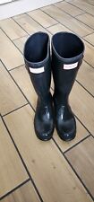 gloss black hunter wellies for sale  WIRRAL