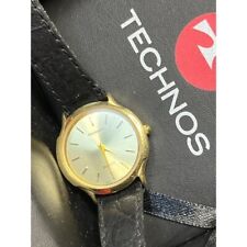 Relógio Technos quartzo 27mm feminino mostrador prateado feito na Suíça redondo vintage sem caixa comprar usado  Enviando para Brazil