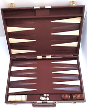 backgammon koffer leder gebraucht kaufen  Illertissen