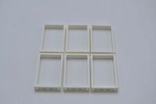 LEGO 6 x Fensterrahmen weiß White Door Frame 1x4x6 Two Holes on Top Bottom 60596, usado comprar usado  Enviando para Brazil