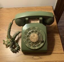 ITT 1970s Avocado Green Rotary Telephone Phone 500 VTG UNTESTED for sale  Shipping to South Africa