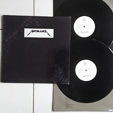 METALLICA * BLACK ALBUM SELF TITLE * LP DUPLO 1991 * ADESIVO RARO * INNERS comprar usado  Enviando para Brazil
