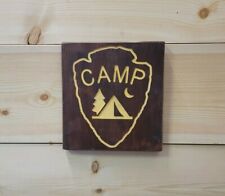 Camp icon carved for sale  Hutchinson