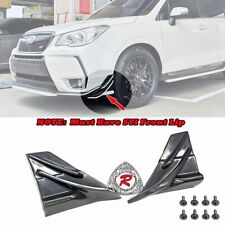 Fits 14-18 Subaru Forester XT DM Style Front Side Lip Splitters (Polyurethane) for sale  Shipping to South Africa