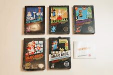Used, Super Mario Bros NES BUNDLE of 5 Collectible Games Gyromite, Gumshoe, Baseball for sale  Brooklyn