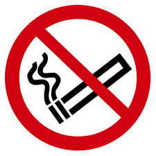 Aufkleber rauchen verboten gebraucht kaufen  Hersbruck