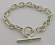 Solid Sterling Silver Chain/ Bracelet 19.9 cm/ 28 g for sale  Shipping to South Africa