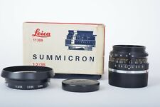 LEICA SUMMICRON M 35mm f 2 noir d'occasion  Tassin-la-Demi-Lune