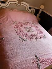 candlewick bedspread double for sale  RADSTOCK