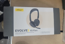 Fone de Ouvido Estéreo Sem Fio Jabra Evolve2 65 Flex Bluetooth Cancelamento de Ruído Caixa Aberta comprar usado  Enviando para Brazil