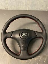 Toyota MR-2 Corolla Yaris TS Supra Steering wheel Red stiching comprar usado  Enviando para Brazil