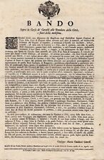 Usado, Bando Palio dei Cocchi Firenze Granducato di Toscana 1741 comprar usado  Enviando para Brazil