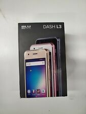 Usado, Blu Dash L3 desbloqueado dual SIM smartphone Android 6.0 preto queimador de celular comprar usado  Enviando para Brazil