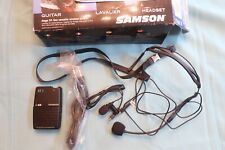 Usado, Auriculares inalámbricos profesionales Samson micrófono y accesorios. segunda mano  Embacar hacia Argentina