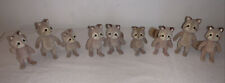 Used, Sylvanians Families  Mulberry Raccoon Figures Bundle x 9 for sale  Shipping to South Africa