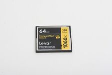 Tarjeta de memoria flash compacta [CF] Lexar Pro 64 GB 1066X UDMA 7 segunda mano  Embacar hacia Argentina
