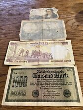 Vintage bank notes for sale  CHESTERFIELD
