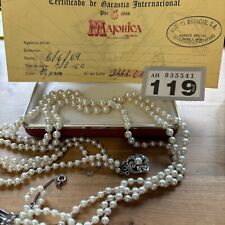 Majorica pearl necklace for sale  HAYWARDS HEATH