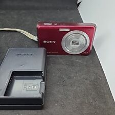 Sony Cyber-shot DSC-W180 10.1MP Digital Camera - Red Works - With Charger , used for sale  Shipping to South Africa