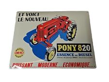 Plaque publicitaire tracteur d'occasion  Neuville-Saint-Rémy