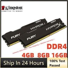 Memoria RAM de escritorio HyperX FURY DDR4 8 GB 16 GB 32 GB 3200 MHz PC4-25600 DIMM 288 pines, usado segunda mano  Embacar hacia Argentina