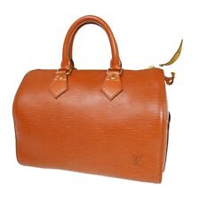 Usado, Bolsa de mão Louis Vuitton LV logotipo Speedy 25 viagem couro Epi marrom M43013 83EA396 comprar usado  Enviando para Brazil