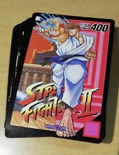 (RARO) 1991-92 Street fighter II código de barras base juego completo de 32 cartas segunda mano  Embacar hacia Argentina