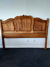 carved wood headboard for sale  Fort Bragg