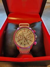 Reloj para mujer Viceroy 47824-77 blanco rosa banda de goma para coser segunda mano  Embacar hacia Argentina